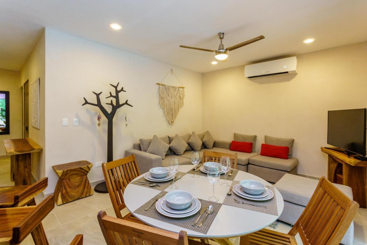 Charming Nature-Inspired Condos With Sultry Surroundings By Stella Rentals Tulum Zewnętrze zdjęcie